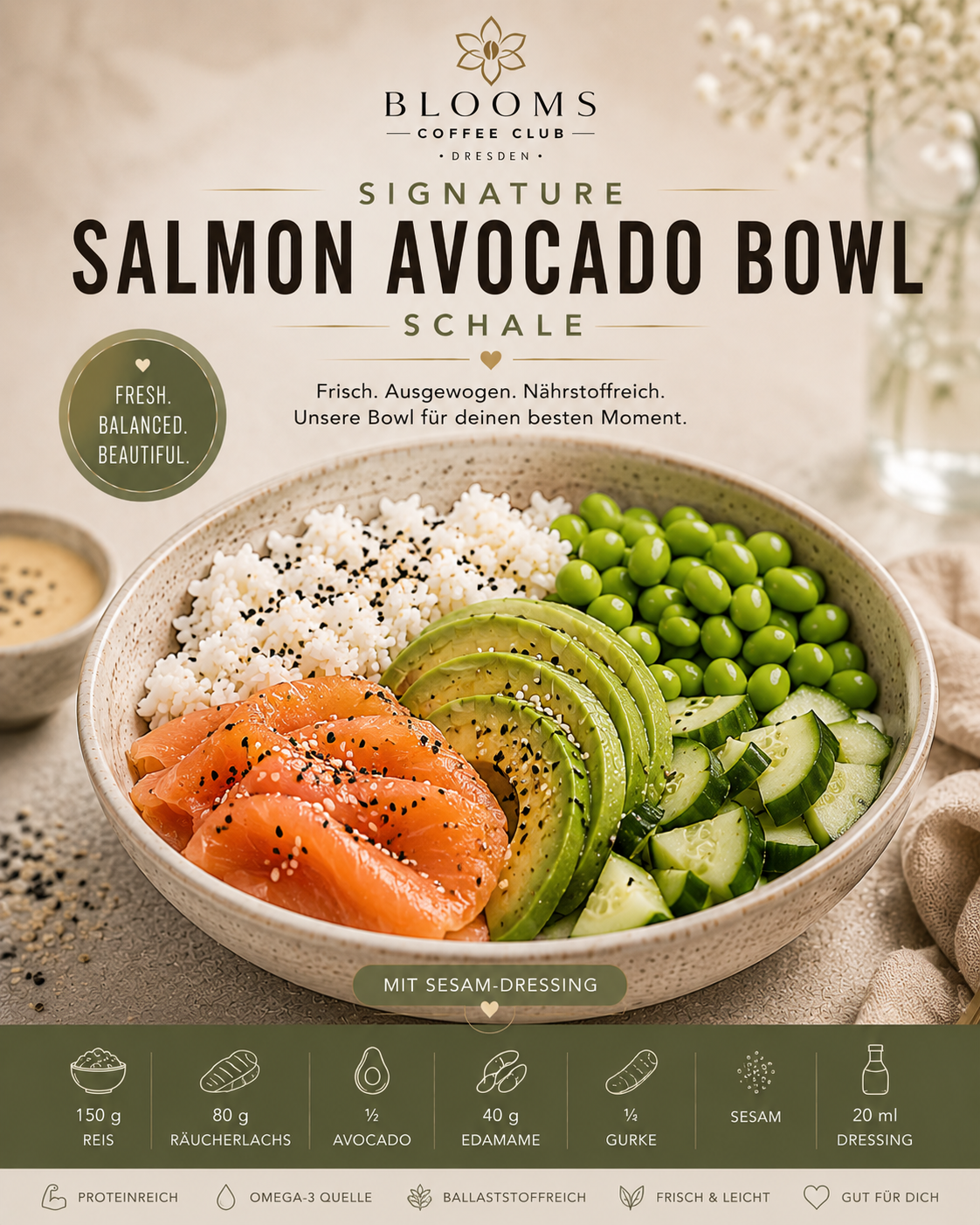 Salmon Avocado Bowl